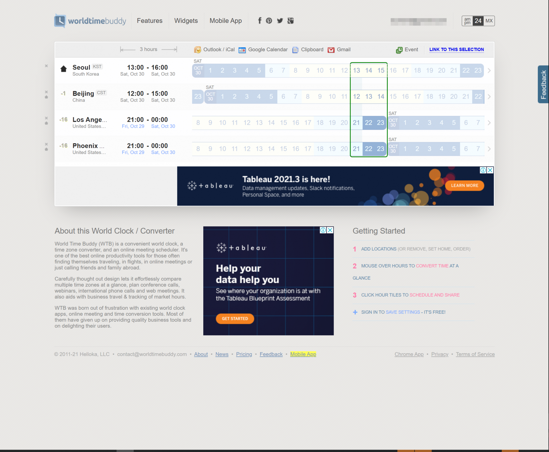 세계시간 변환기 worldtimebuddy 베리박스 BerryBox